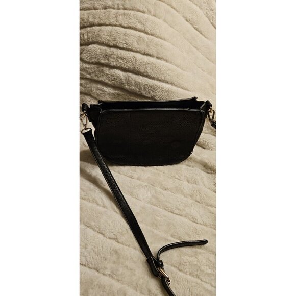 Coco + Carmen Pebbled Leather Convertible Crossbody Bag Tassel &Braided Detail - Picture 12 of 16